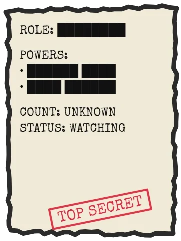 The Black Rabbits Description: classified file, role and powers redacted. Count: unknown. Status: watching