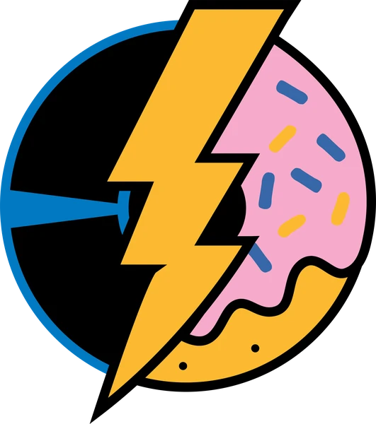 Disco Donut Keychain