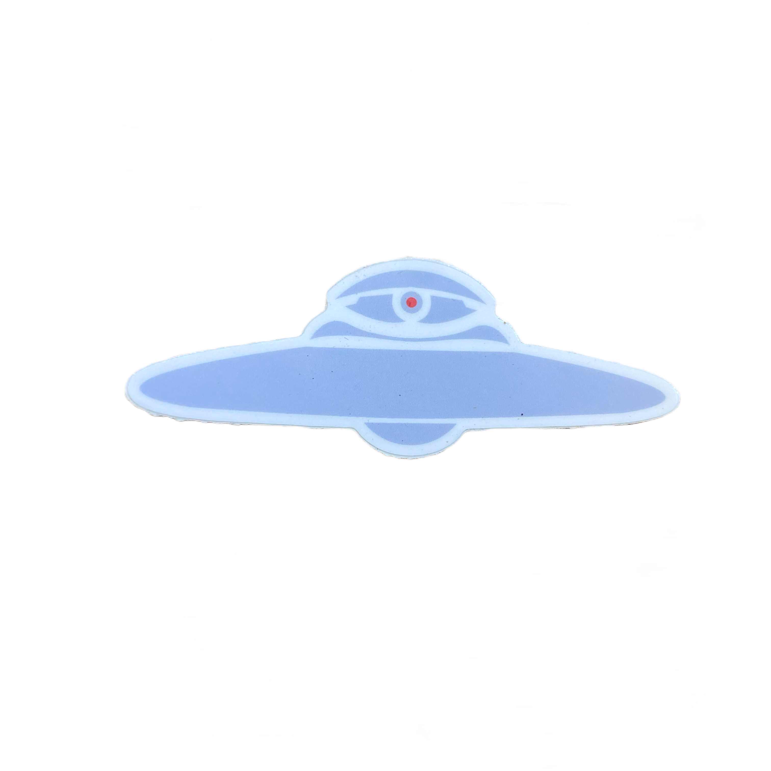 White Saucer Sticker