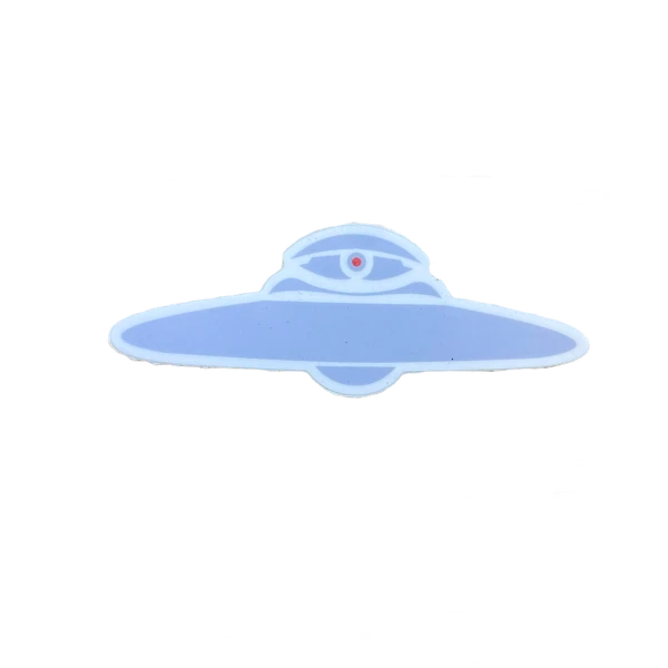 White Saucer Sticker